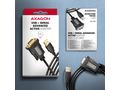 AXAGON ADS-1PQN, USB-A 2.0 - sériový RS-232 DB9-M 