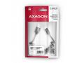 AXAGON BUCM-AM20TB, TWISTER kabel USB-C <-> USB-A,
