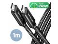 AXAGON BUCM2-CM10AB, CHARGE kabel USB-C <-> USB-C,