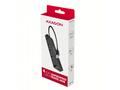 AXAGON HUE-C1A, 4x USB 5Gbps TRAVEL hub, USB-C nap