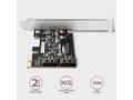 AXAGON PCES-SJ2, PCIe řadič - 2x interní SATA 6G p