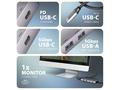 AXAGON HMC-5H60, USB 5Gbps hub, porty 2x USB-A, 1x
