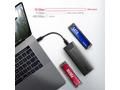 AXAGON EEM2-GTS2, USB-C 10Gbps - M.2 NVMe & SATA S