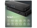 AXAGON HMC-U4, USB4 40Gbps dock, 3x USB-A, 2x USB-