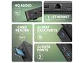 AXAGON HMC-U4, USB4 40Gbps dock, 3x USB-A, 2x USB-
