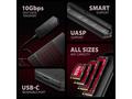 AXAGON EEM2-GAM, USB-C 10Gbps - NVMe & SATA SSD GA