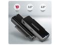 AXAGON ADSA-FPX, USB-C 10Gbps - SATA 6G, 2.5", 3.5