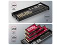 AXAGON EEM2-SD2 USB-C 10Gbps - M.2 NVMe & SATA SSD