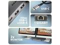 AXAGON HMC-7HX2, USB 5Gbps hub, 2x USB-A, USB-C, 2