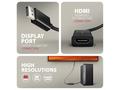 AXAGON RVD-HI20N, DisplayPort -> HDMI 2.0b redukce
