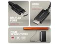 AXAGON RVD-HI20C2, DisplayPort -> HDMI 2.0b redukc