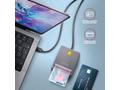 AXAGON CRE-SM3TC, USB-C FlatReader čtečka kontaktn