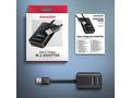 AXAGON ADM2-AM USB-A 10Gbps - M.2 NVMe & SATA SSD 