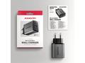 AXAGON ACU-PQ67D GaN nabíječka do sítě 67W, USB-A 