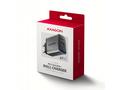 AXAGON ACU-PQ67D GaN nabíječka do sítě 67W, USB-A 