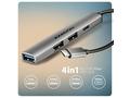 AXAGON multi USB-C hub ALU STRIP, HUE-STC, 1xUSB-C