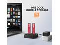 AXAGON ADSA-M2C22L, USB-C 20Gbps dokovací stanice 