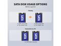 AXAGON ADSA-M2C22, USB-C 20Gbps dokovací stanice p