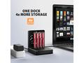 AXAGON ADSA-M2C44, USB4 dokovací stanice pro 4× M.