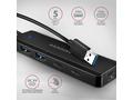 AXAGON HUE-C2A, 4× USB 5Gbps TRAVEL hub, 2× USB-A 