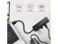 AXAGON HUE-C2A, 4× USB 5Gbps TRAVEL hub, 2× USB-A 