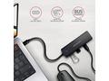 AXAGON HUE-C2C, 4× USB 5Gbps TRAVEL hub, 2× USB-A 