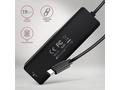 AXAGON HUE-C2C, 4× USB 5Gbps TRAVEL hub, 2× USB-A 