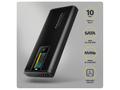 AXAGON EEM2-SD2B, USB-C 10Gbps externí box s displ