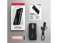 AXAGON EEM2-SD2B, USB-C 10Gbps externí box s displ