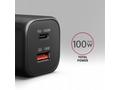 AXAGON ACU-PQ100, GaN nabíječka do sítě 100W, USB-