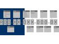 Nástěnný rozvaděč jednodílný 9U (š)600x(h)495