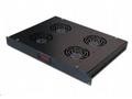 XtendLan Ventilace do 1U pozice, termostat, 4 vent