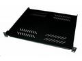 XtendLan 19" police s perforací 1U, 400mm, nosnost
