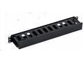 Triton 19" vyvazovací panel 1U plastový RAL9005