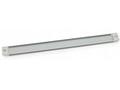 19" záslepka 1U plastový zámek, síto 75%-4mm