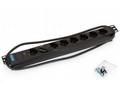 TRITON 19" rozvodný panel 8x230V DIN- 2m, kontrolk