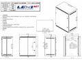 LEXI-Net 19" nástěnný rozvaděč 9U 600x400, nosnost