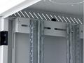 Nástěnný rack RUA 9U, 600mm odn.boč+skl.dv.černý