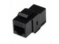 Keystone spojka Cat6, UTP, RJ45, RJ45, černý