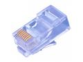 Konektor UTP RJ45 (8p8c), Cat5E, 30µm, drát - 100 