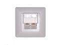 Zásuvka UTP 2x RJ45 Cat5E, duální svorkovnice, pod