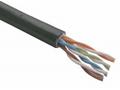 PLANET kabel UTP, drát, 4pár, Cat 5e, PE+PVC venko