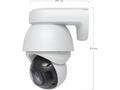 UBNT AI PTZ Precision - 8MP PTZ IP Kamera, Bílá