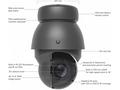 UBNT AI PTZ Precision - 8MP PTZ IP Kamera, Černá