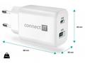 CONNECT IT Wanderer2 GaN nabíjecí adaptér 1×USB-C 