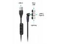 CONNECT IT Magnetic PowerLink 3in1 kabel (USB-C, L