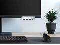 CONNECT IT USB DeskHub 4v1 na desku stolu, STŘÍBRN