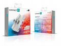CONNECT IT USB DeskHub 4v1 na desku stolu, STŘÍBRN