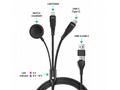 CONNECT IT Wirez 6in1 1x USB-C 1x Lightning 1x Wat