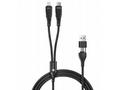 CONNECT IT Wirez 4in1 1x USB-C, 1x Lightning, 1,25